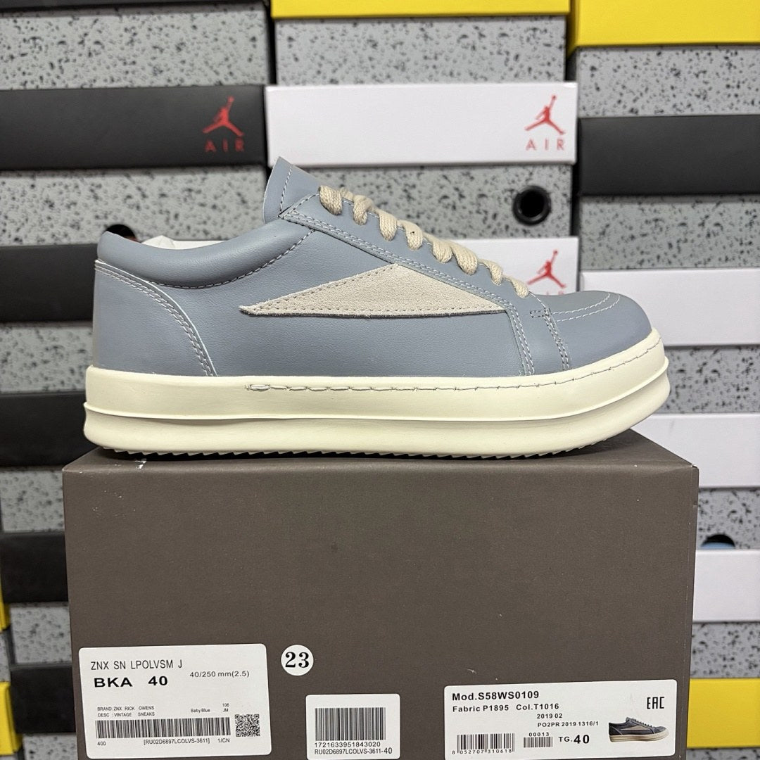 Rick Owens Vintage Low Blue Grey