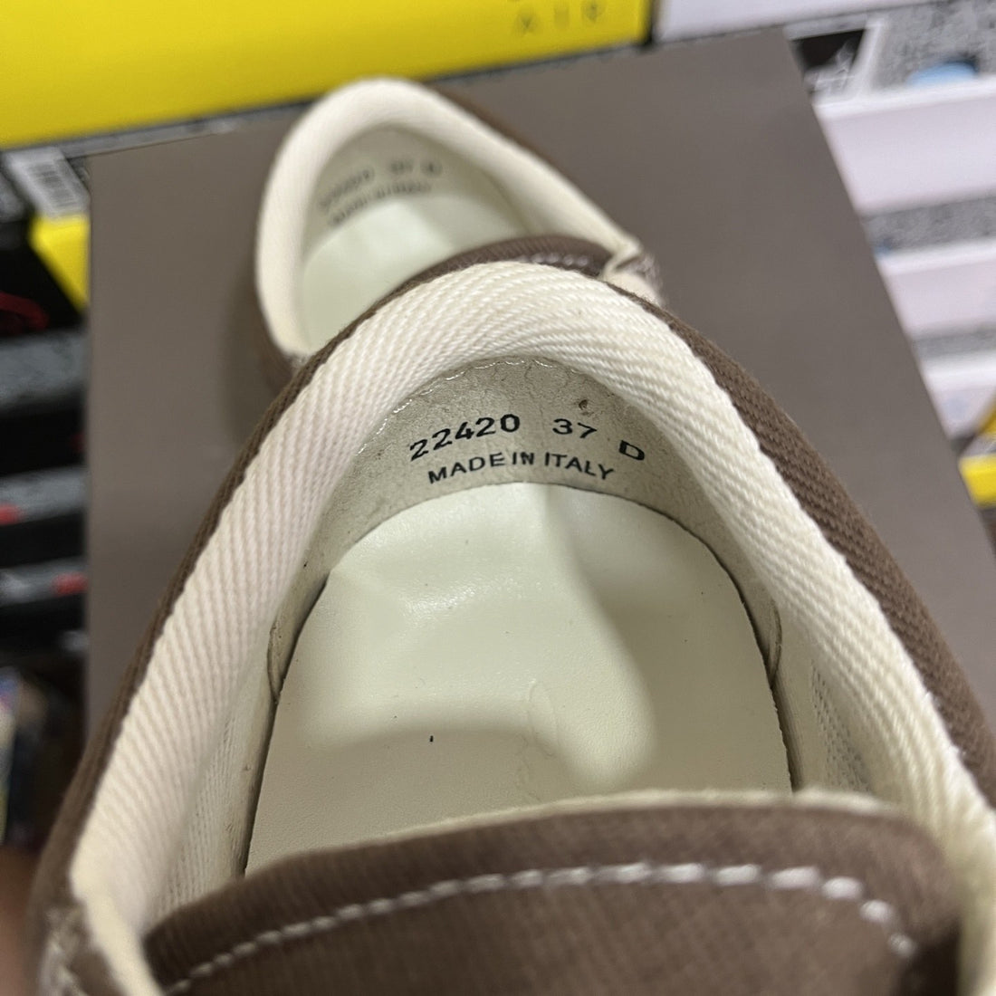 Rick Owens Vintage Low Brown Canvas