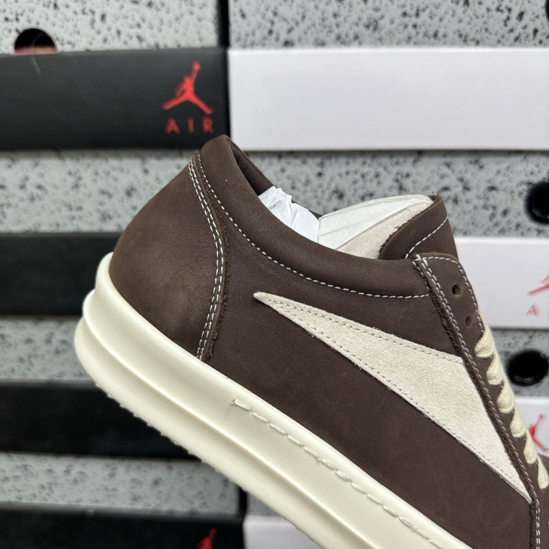 Rick Owens Vintage Low Brown Leather