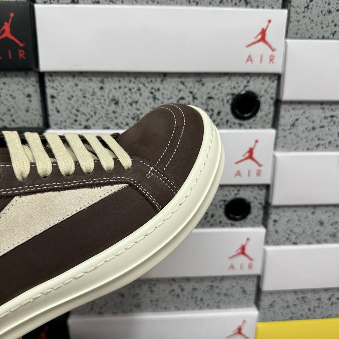 Rick Owens Vintage Low Brown Leather