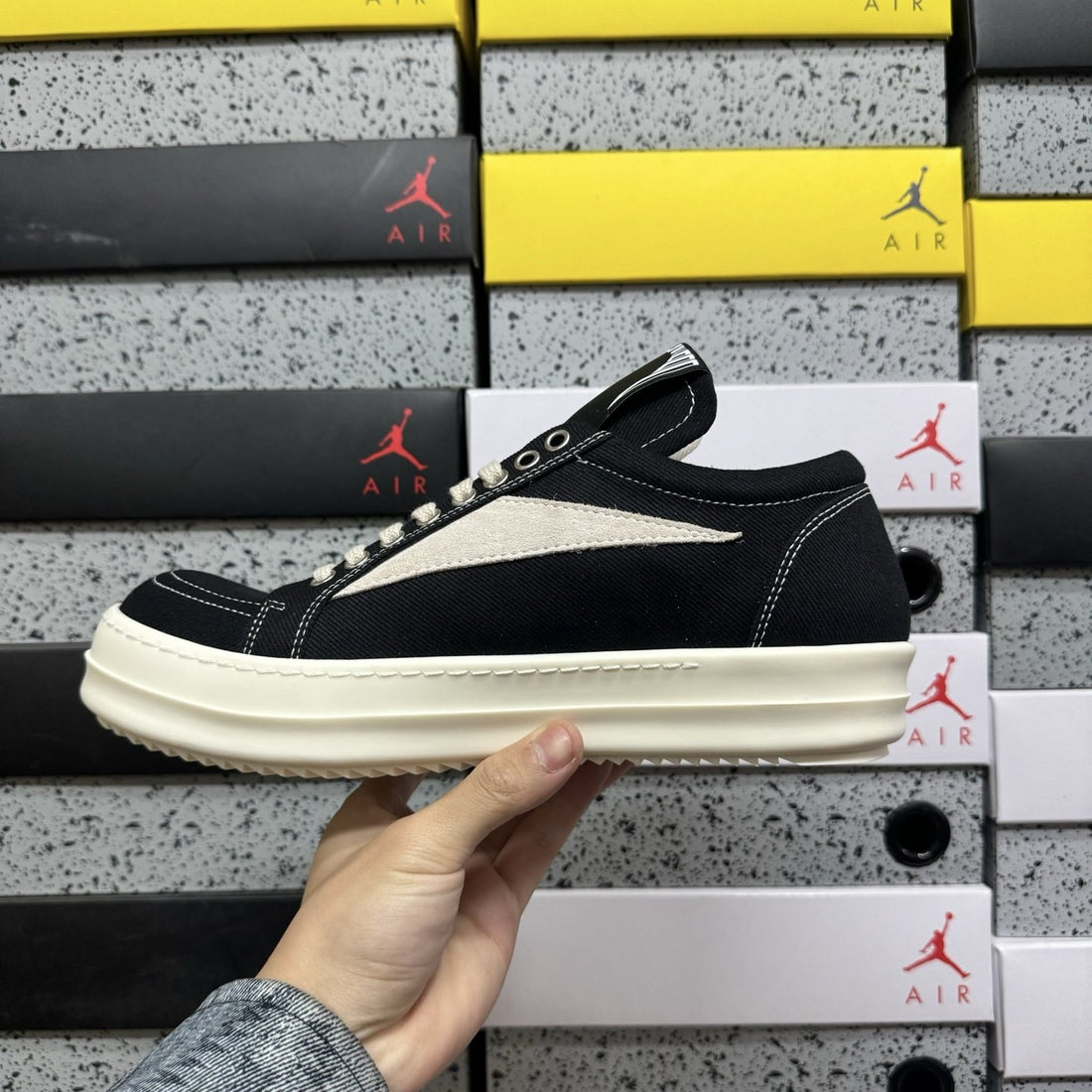 Rick Owens Vintage Low Hollywood Black