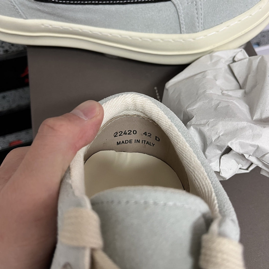 Rick Owens Vintage Low Ice Blue