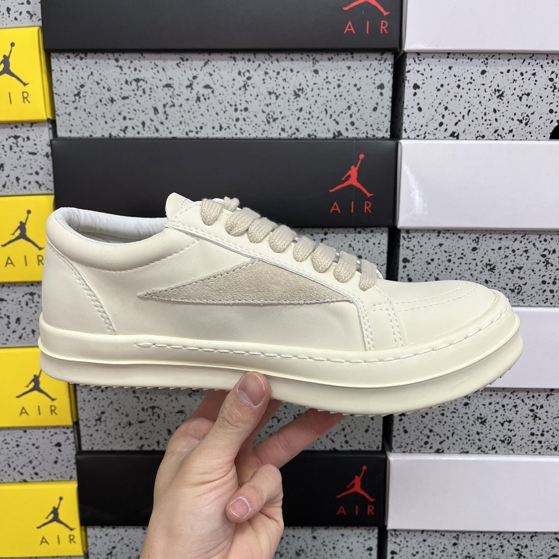 Rick Owens Vintage Low Milk Canvas