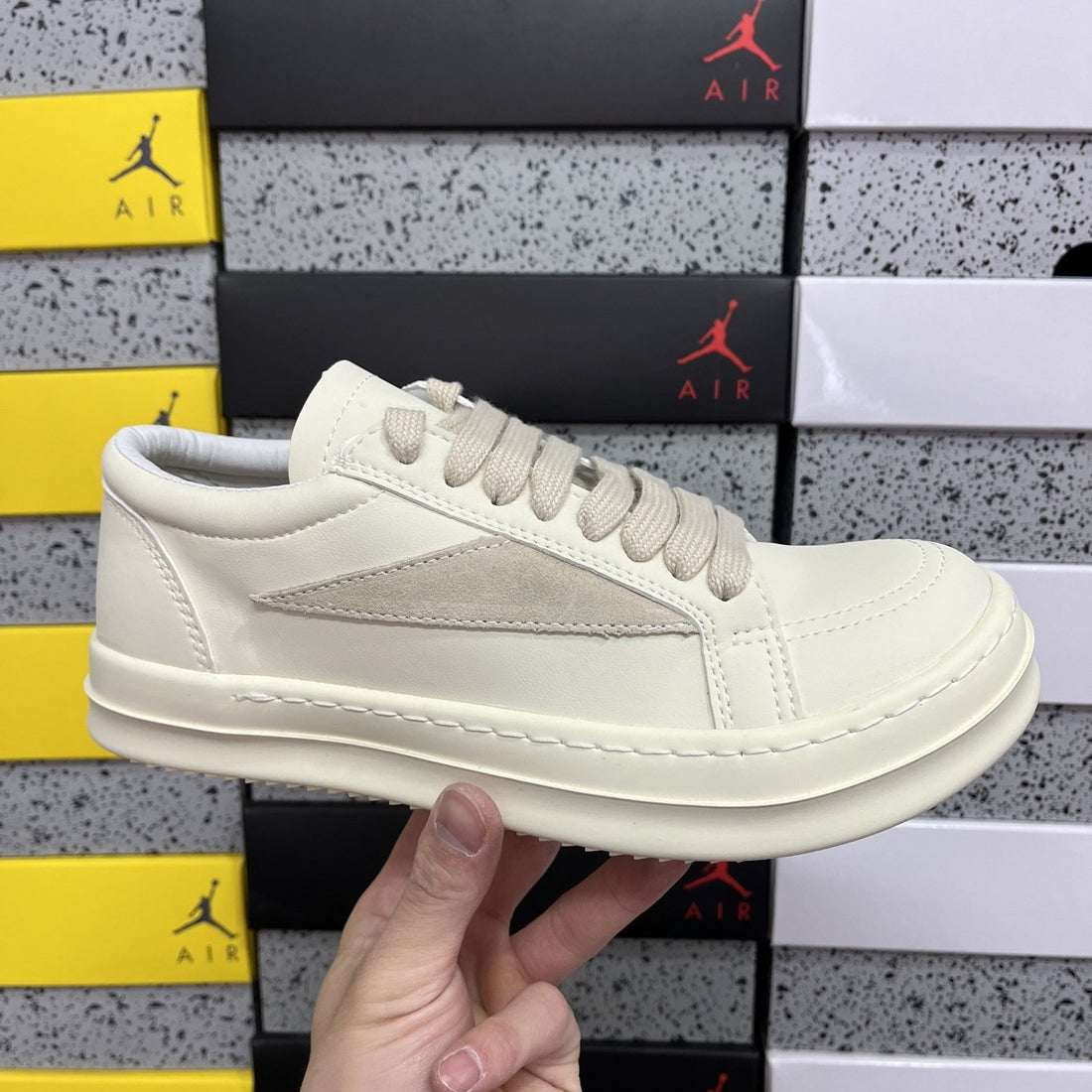 Rick Owens Vintage Low Milk Canvas