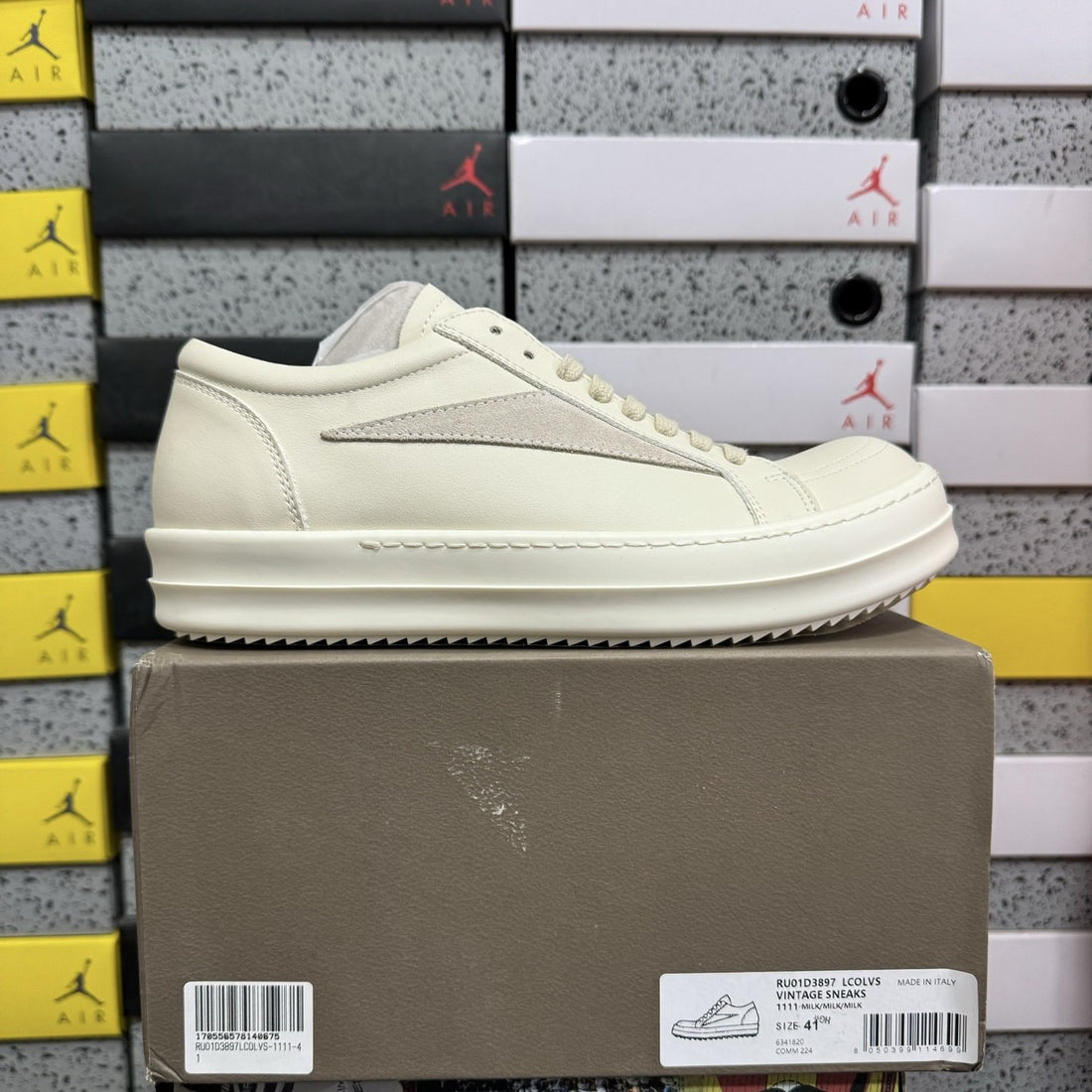 Rick Owens Vintage Low Milk Leather
