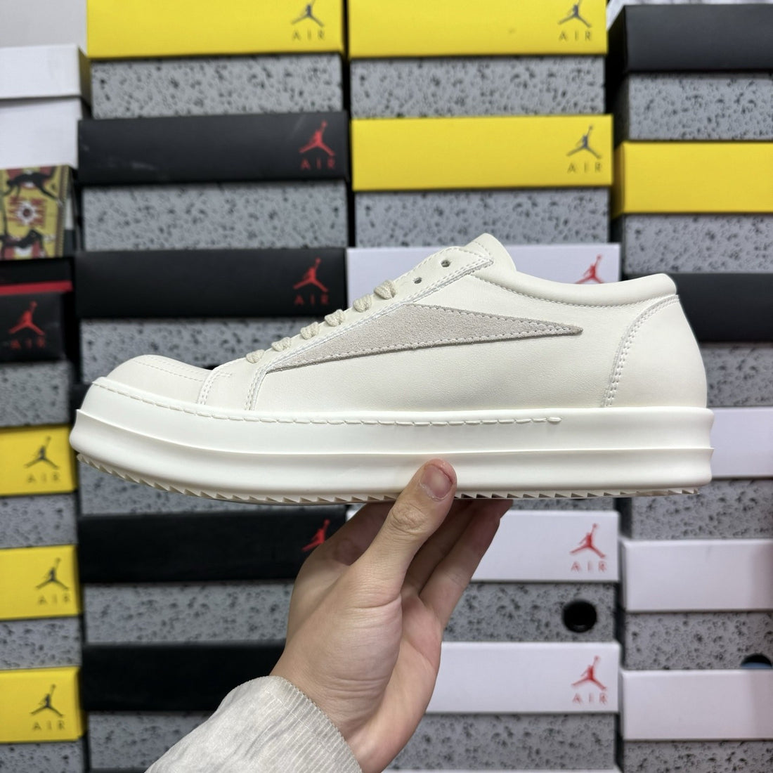 Rick Owens Vintage Low Milk Leather