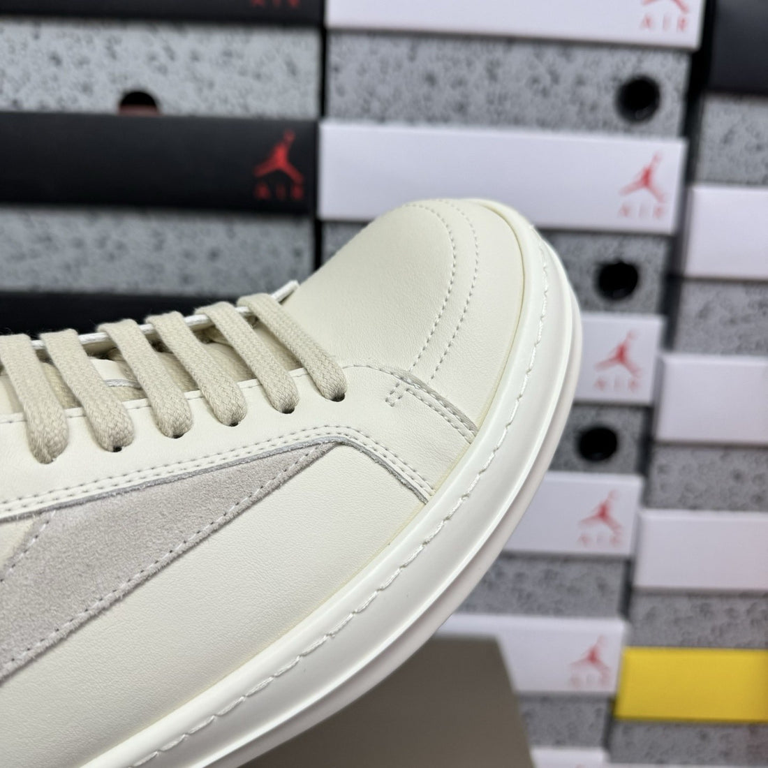 Rick Owens Vintage Low Milk Leather