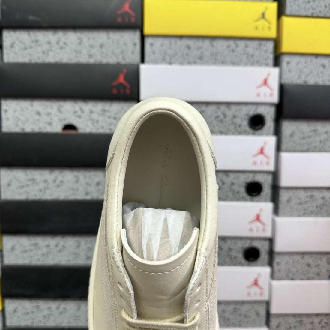 Rick Owens Vintage Low Milk Leather