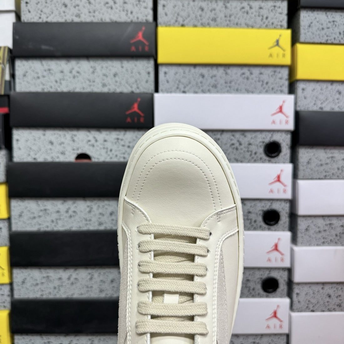 Rick Owens Vintage Low Milk Leather