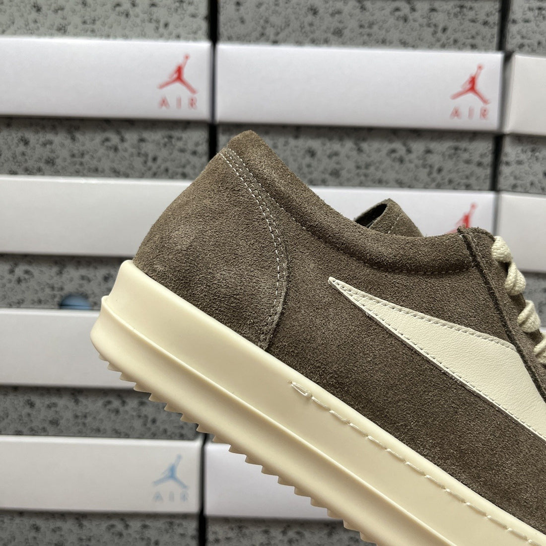 Rick Owens Vintage Low Mocha Suede