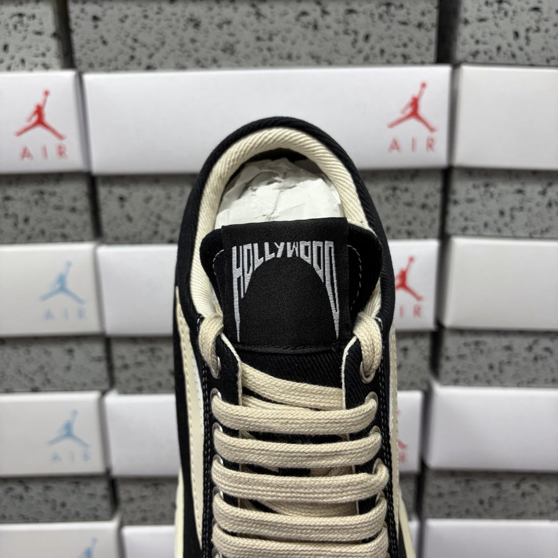 Rick Owens Vintage Low Navy Canvas