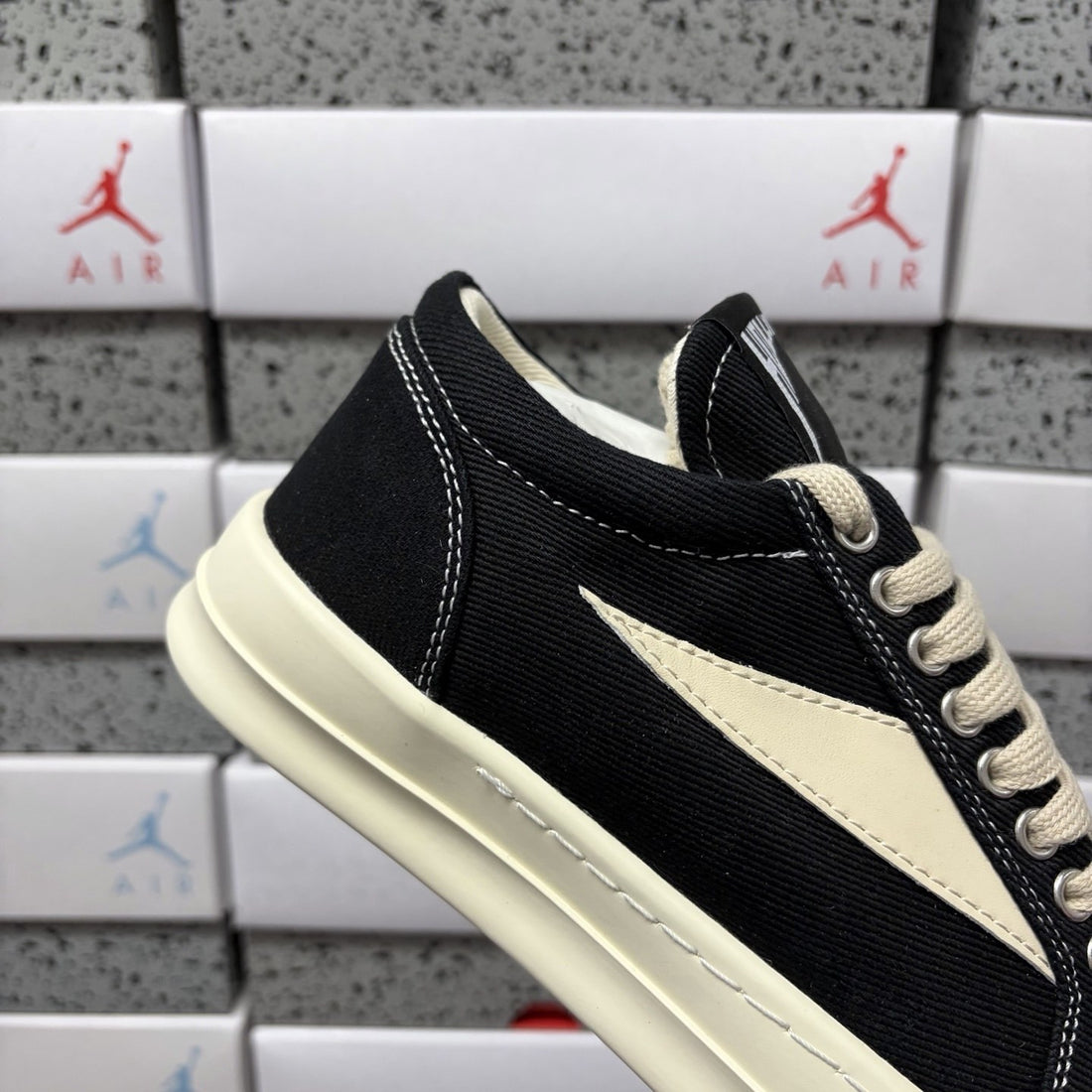 Rick Owens Vintage Low Navy Canvas