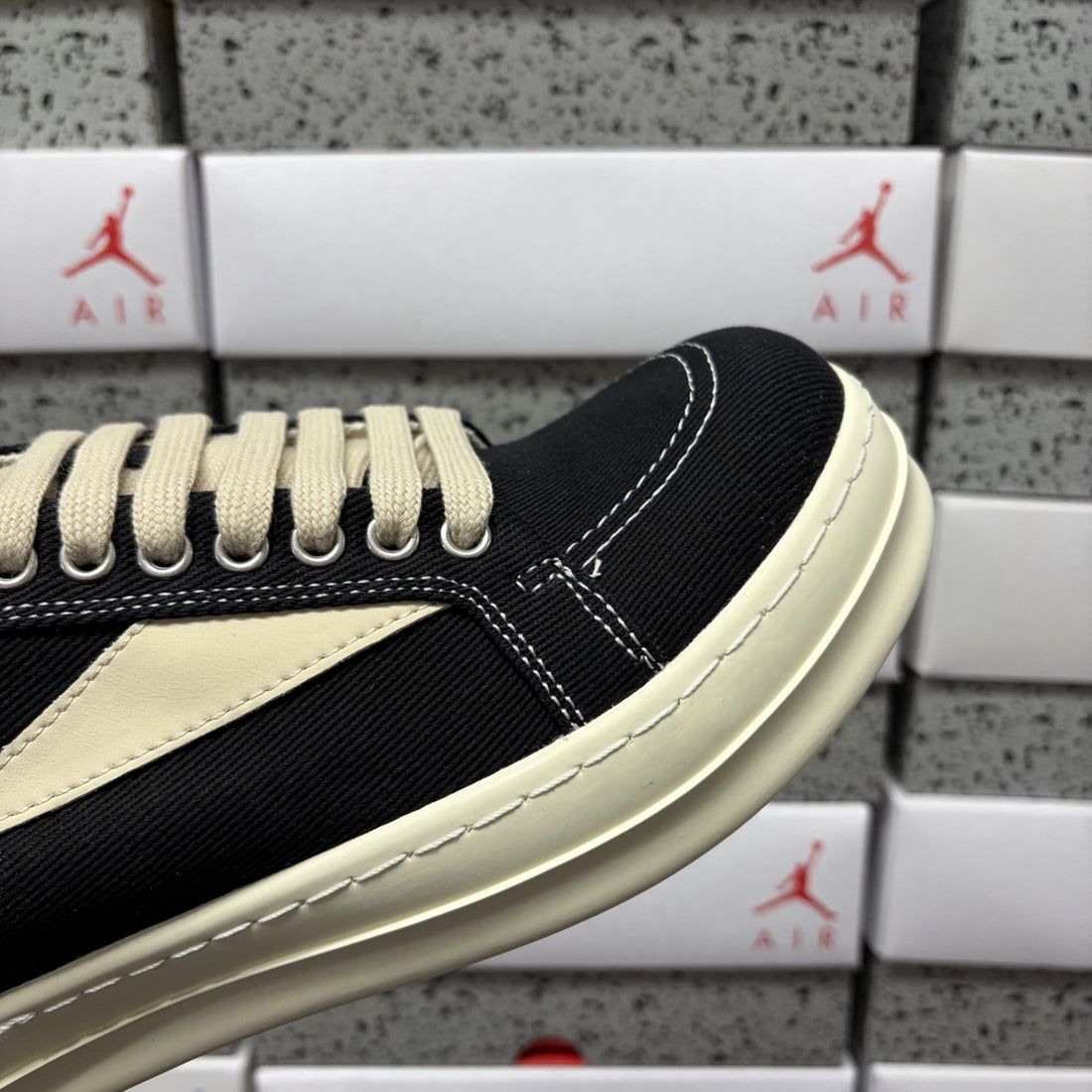 Rick Owens Vintage Low Navy Canvas