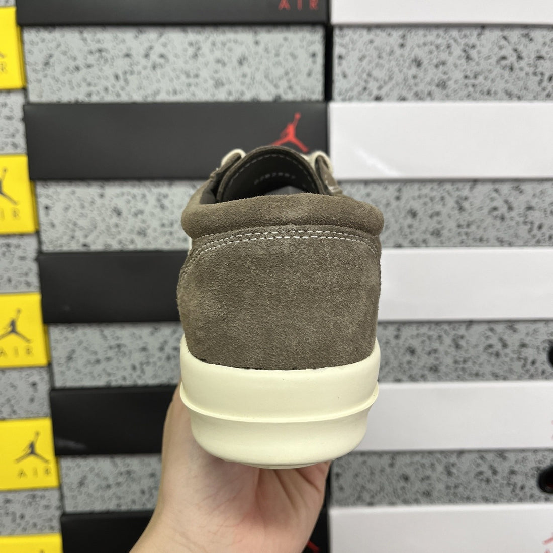 Rick Owens Vintage Low Olive Suede