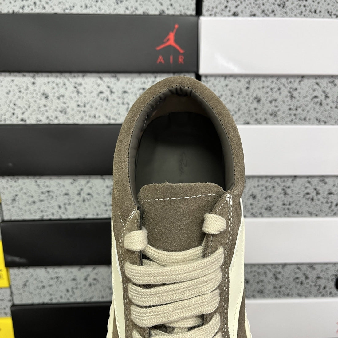 Rick Owens Vintage Low Olive Suede