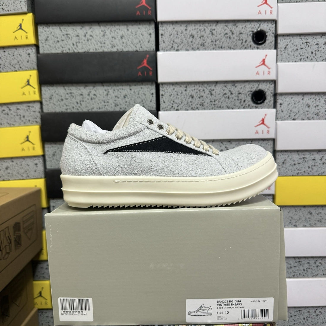 Rick Owens Vintage Low Oyster Suede