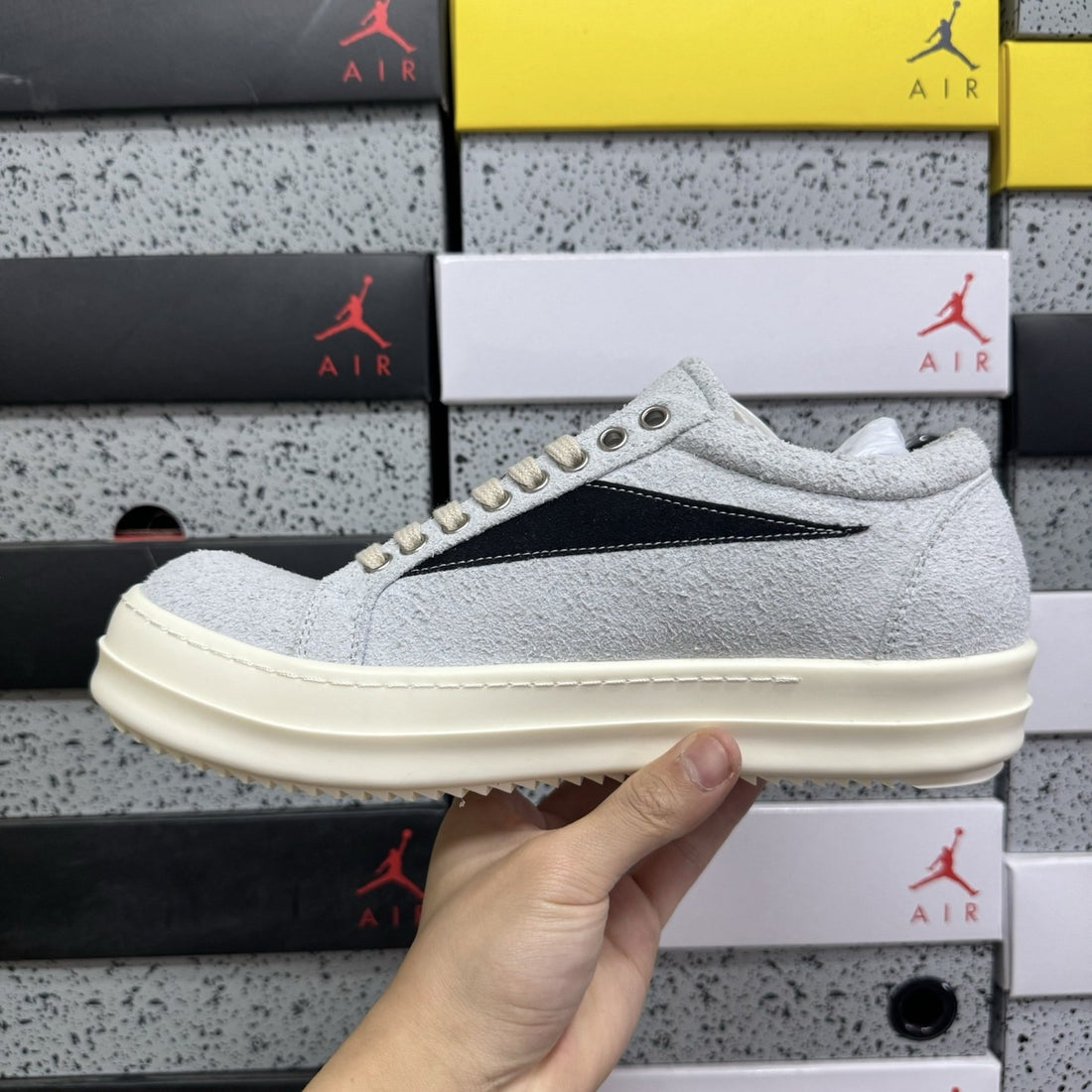 Rick Owens Vintage Low Oyster Suede