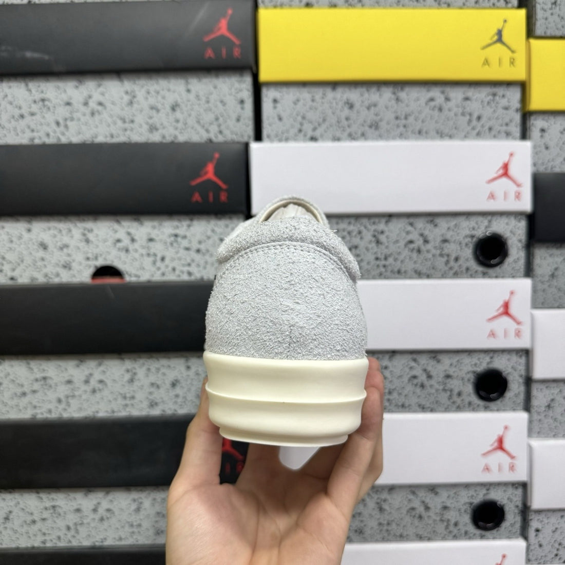 Rick Owens Vintage Low Oyster Suede