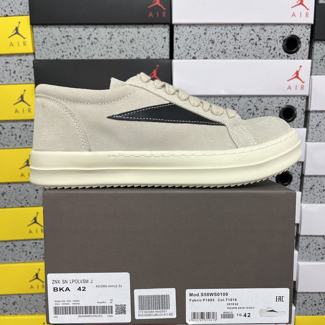Rick Owens Vintage Low Pearl Black
