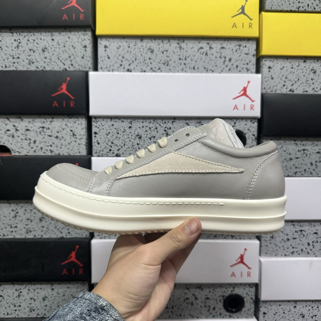 Rick Owens Vintage Low Pearl Grey