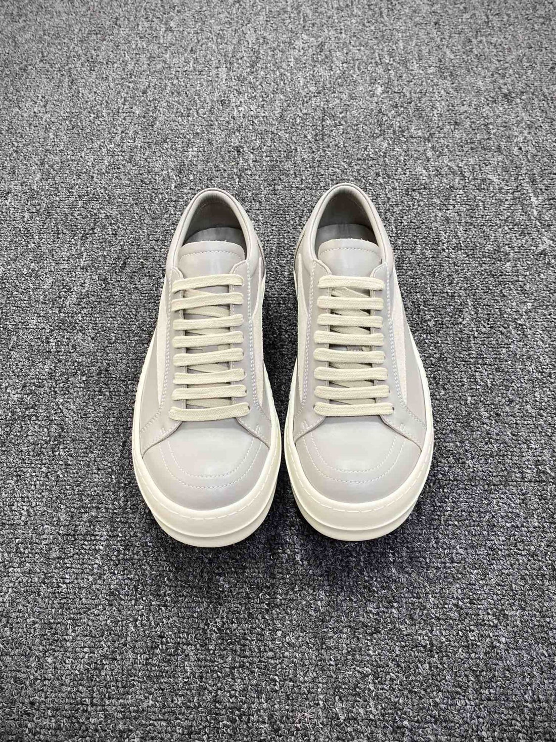 Rick Owens Vintage Low Pearl Grey Suede