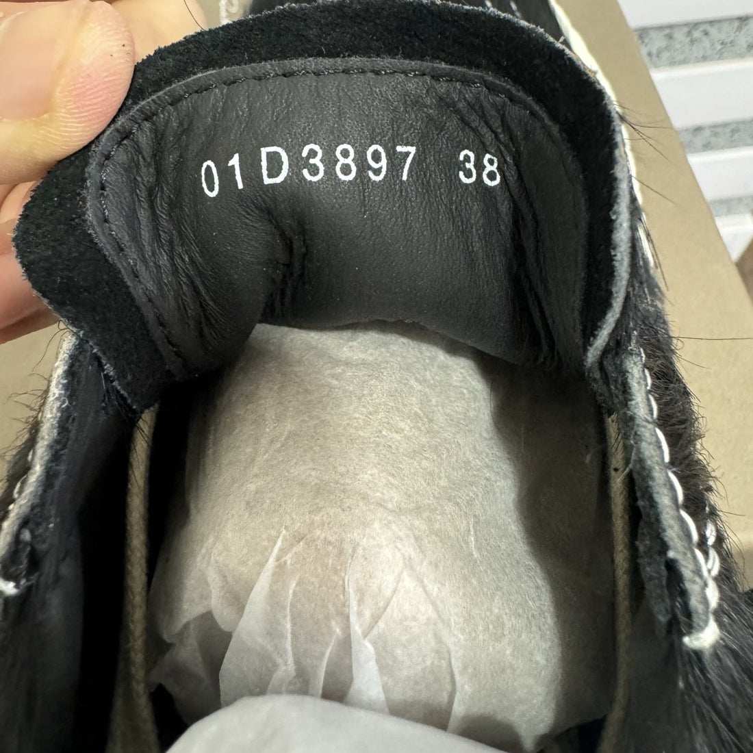 Rick Owens Vintage Low Pony Hair Black