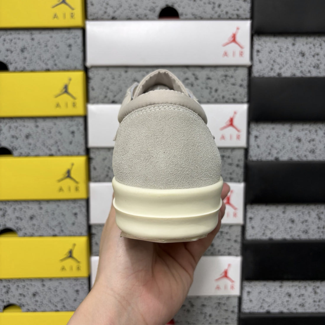 Rick Owens Vintage Low Silk Oyster