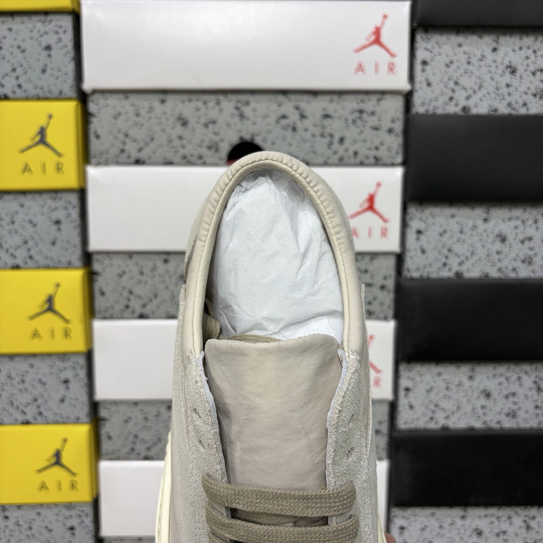 Rick Owens Vintage Low Silk Oyster