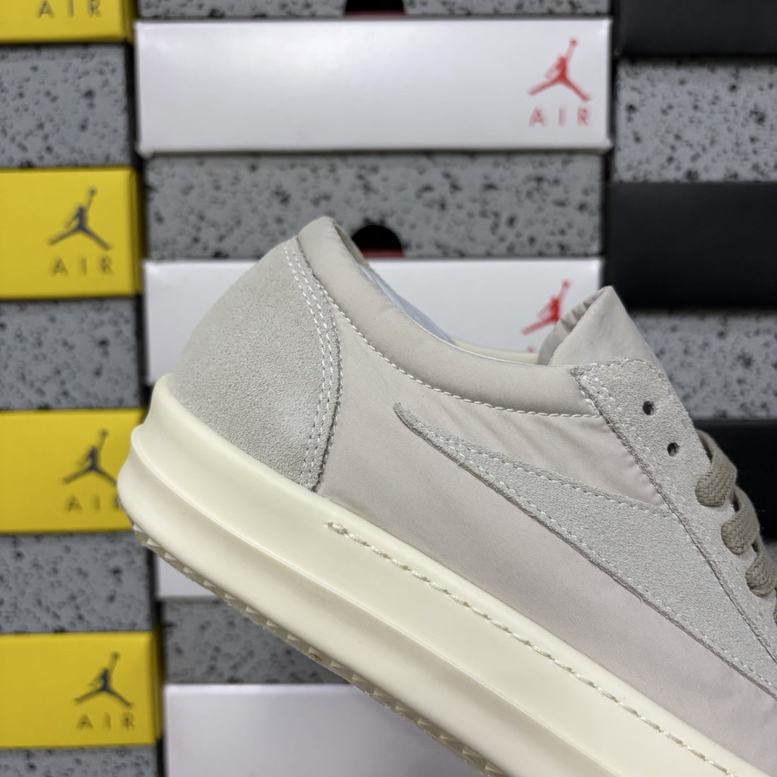 Rick Owens Vintage Low Silk Oyster