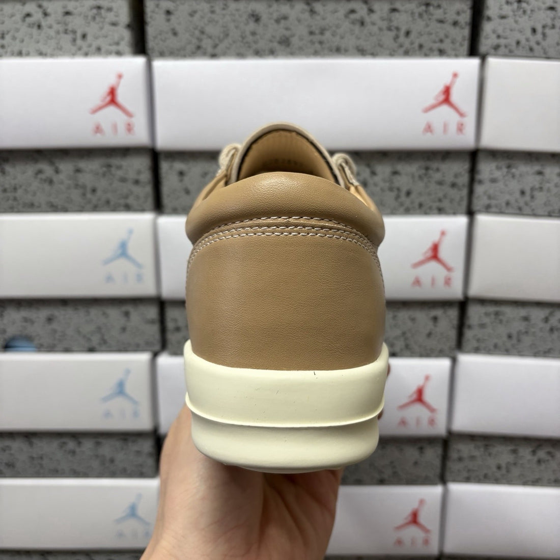 Rick Owens Vintage Low Tan Leather