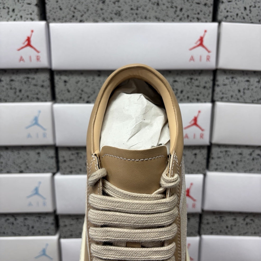 Rick Owens Vintage Low Tan Leather