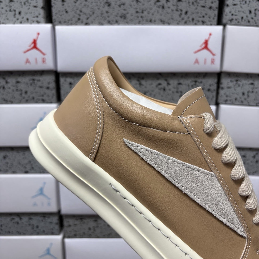Rick Owens Vintage Low Tan Leather