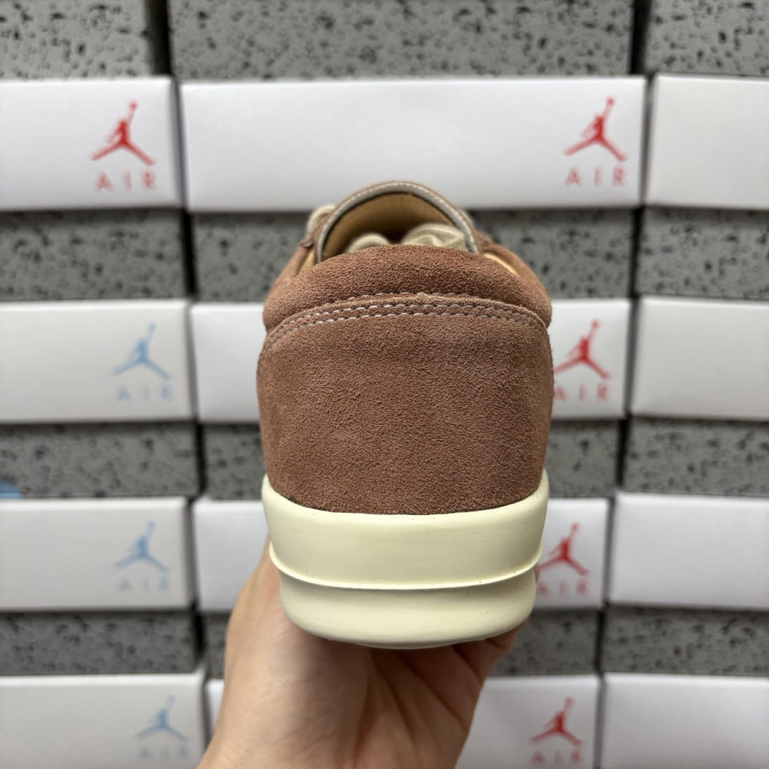 Rick Owens Vintage Low Terracotta Suede