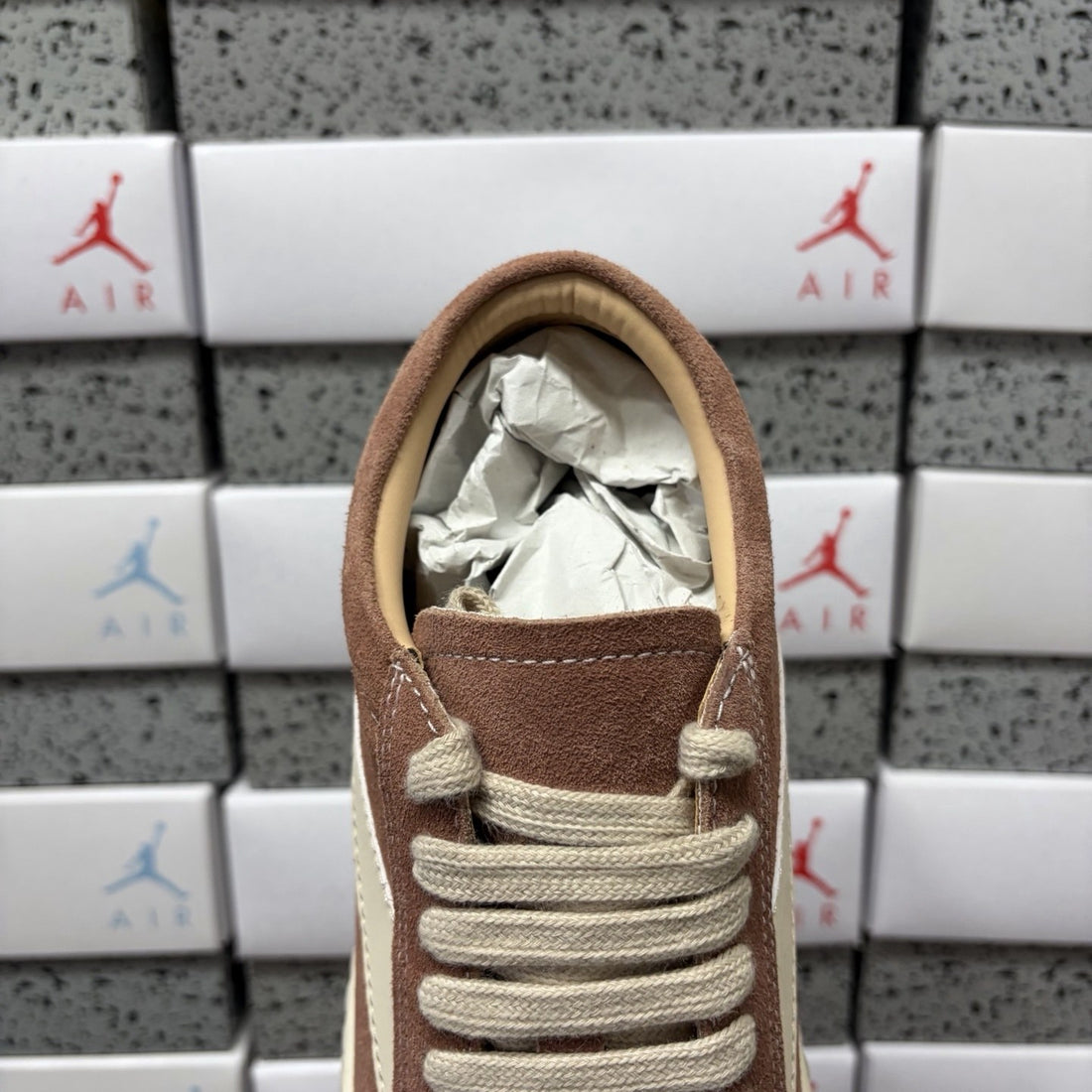 Rick Owens Vintage Low Terracotta Suede