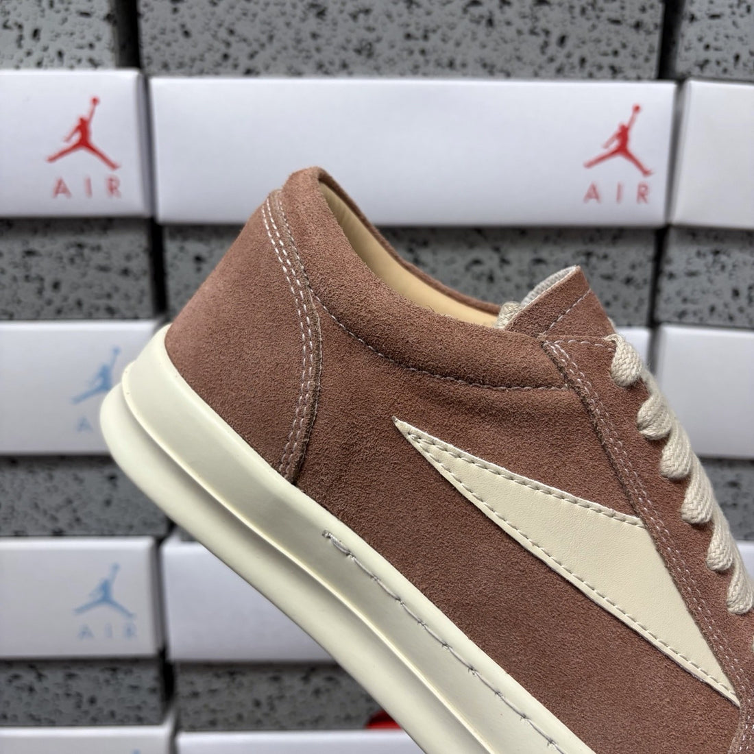 Rick Owens Vintage Low Terracotta Suede