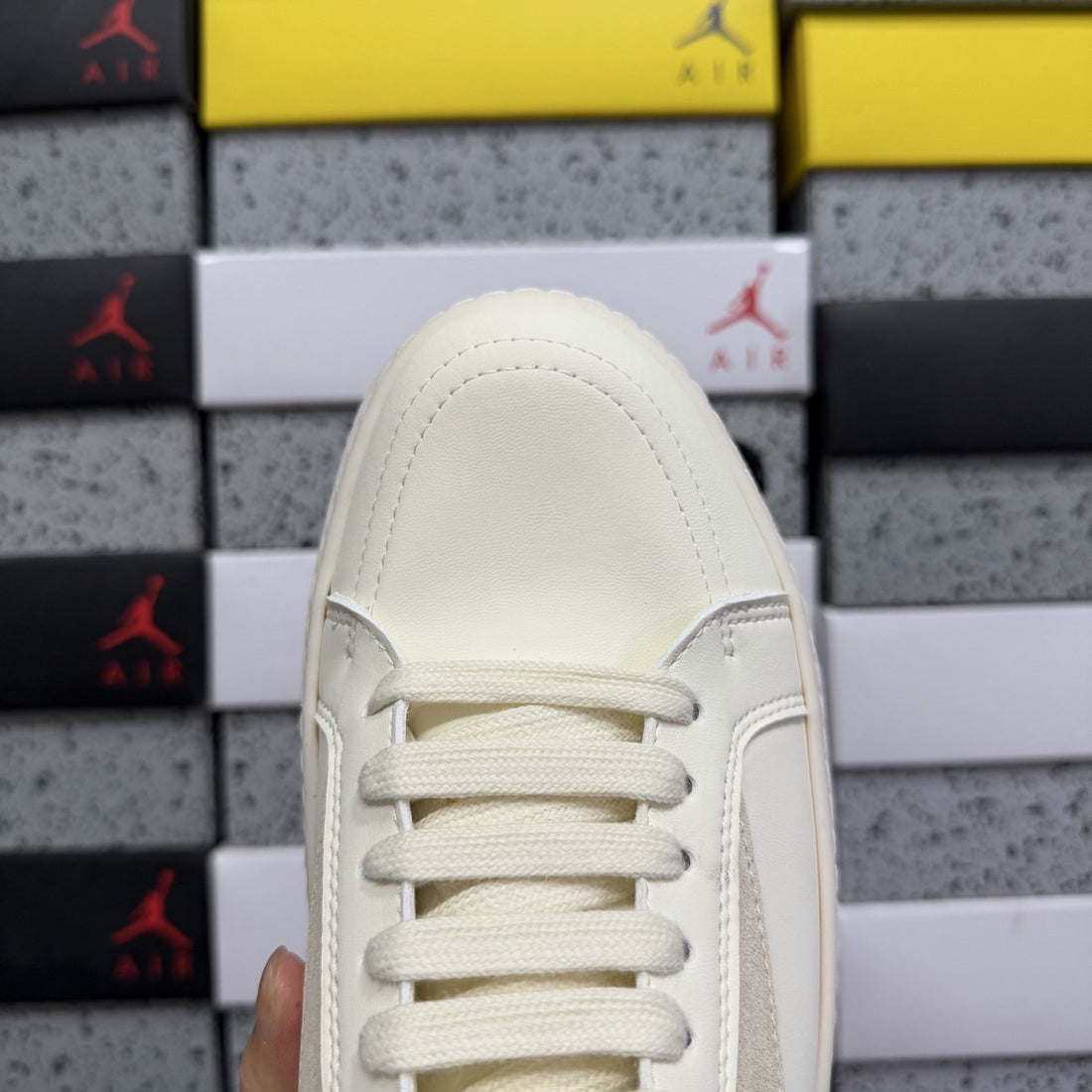 Rick Owens Vintage Low White Leather
